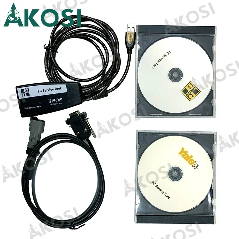 V5.3 for Yale Hyster PC Service Tool CAN USB Interface diagnostic cable Ifak forklift auto diagnositc tool
