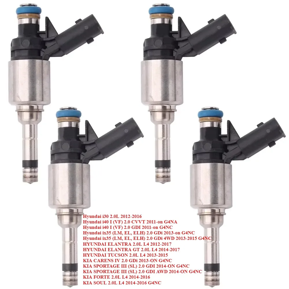 

0261500094 35310-2E500 Fuel Injector for 2012-2017 Hyundai i30 i40 ix35 ELANTRA GT TUCSON KIA CARENS SPORTAGE FORTE SOUL 2.0L