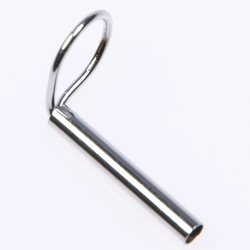 سهلة التخزين العلامة التجارية الجديدة يطير الصيد أداة هوك قضيب مقاومة للتآكل دليل حلقة دليل تلميح قضيب دليل العين مجموعة السلس