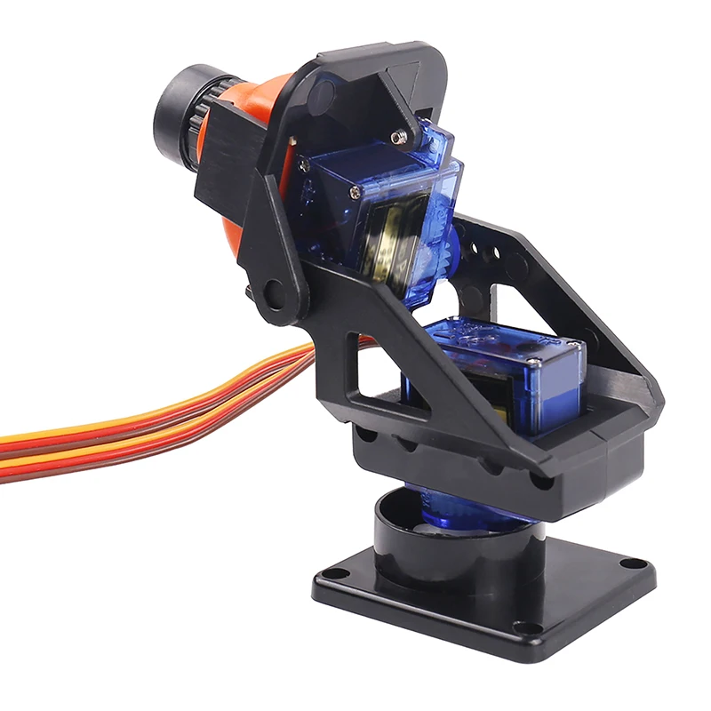 1Set SG90 MG90s 9g Steering Gear Pan Tilt Two Axis PTZ Ultrasonic Aerial Model Camera Mount FPV Gimbal Camera Support Fittings