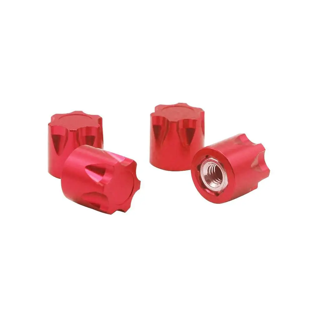 4 stücke Cnc Aluminium Legierung M4 Mutter Felge Hut Kappe Für 1/10 Rc Crawler Traxxas Trx4 Trx6 Slash D90 d110 Scx10 Rc Tamiya Yokomo Hsp