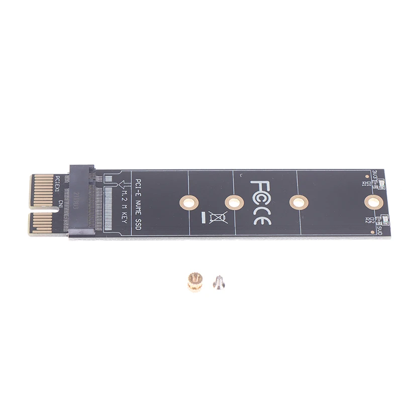 PCIE to M2 Adapter NVMe SSD M2 PCIE X1 Raiser PCI-E PCI Express M Key Connector Supports 2230 2242 2260 2280 M.2 SSD Full Speed