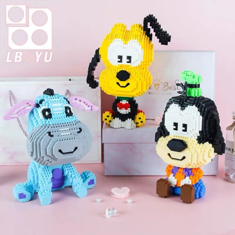 

Disney Mickey Minnie Miniature Building Blocks DIY Educational Puzzle Toys Perfect Gift for Children on Special Days