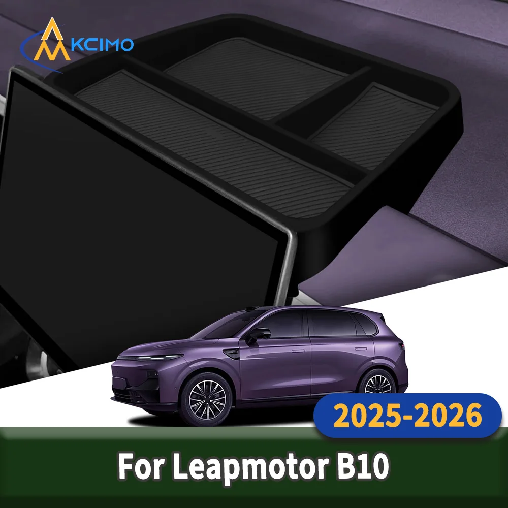 

Dashboard Storage Tray for Leapmotor B10 2025-2026 ABS Central Control Screen Rear Storage Box Tidying Durable Interior Parts