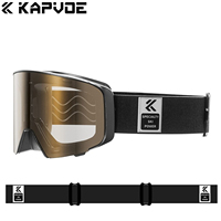 Kapvoe Photochromic Snow Goggles Men Ski Goggles Snowboard Anti-Fog Mask for Women UV400 Protection Glasses Snowmobile Winter