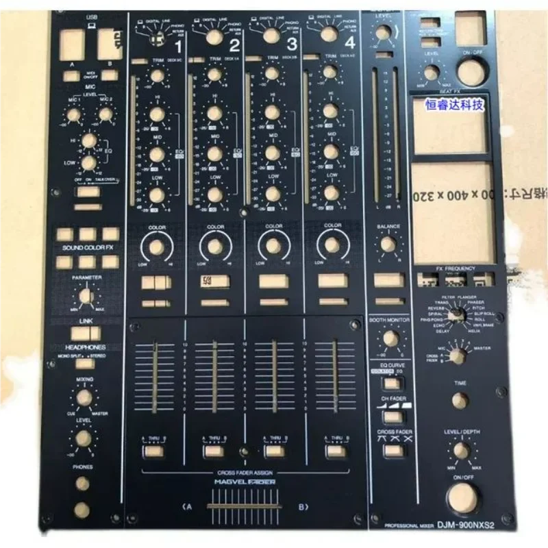 DNB1186 DAH2830 Main Plate Panel ForPioneer DJM-900 900nexus DJM-900/900c DJM900SRT DJM900NXS2