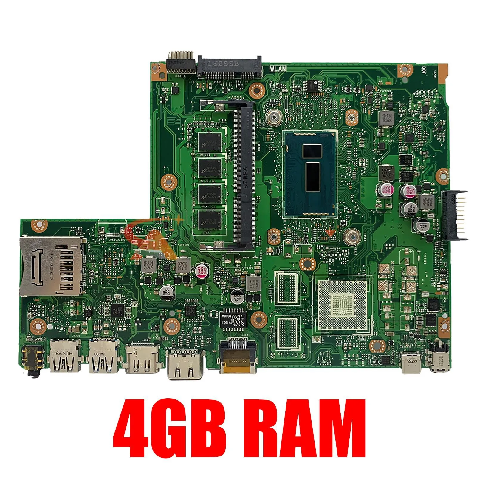 X540LA Mainboard For ASUS X540L F540L X540LJ R540L A540L Laptop Motherboard 0G/4G RAM I3 I5 I7-4th Gen I3-5005 I5-5200U I7-7500U