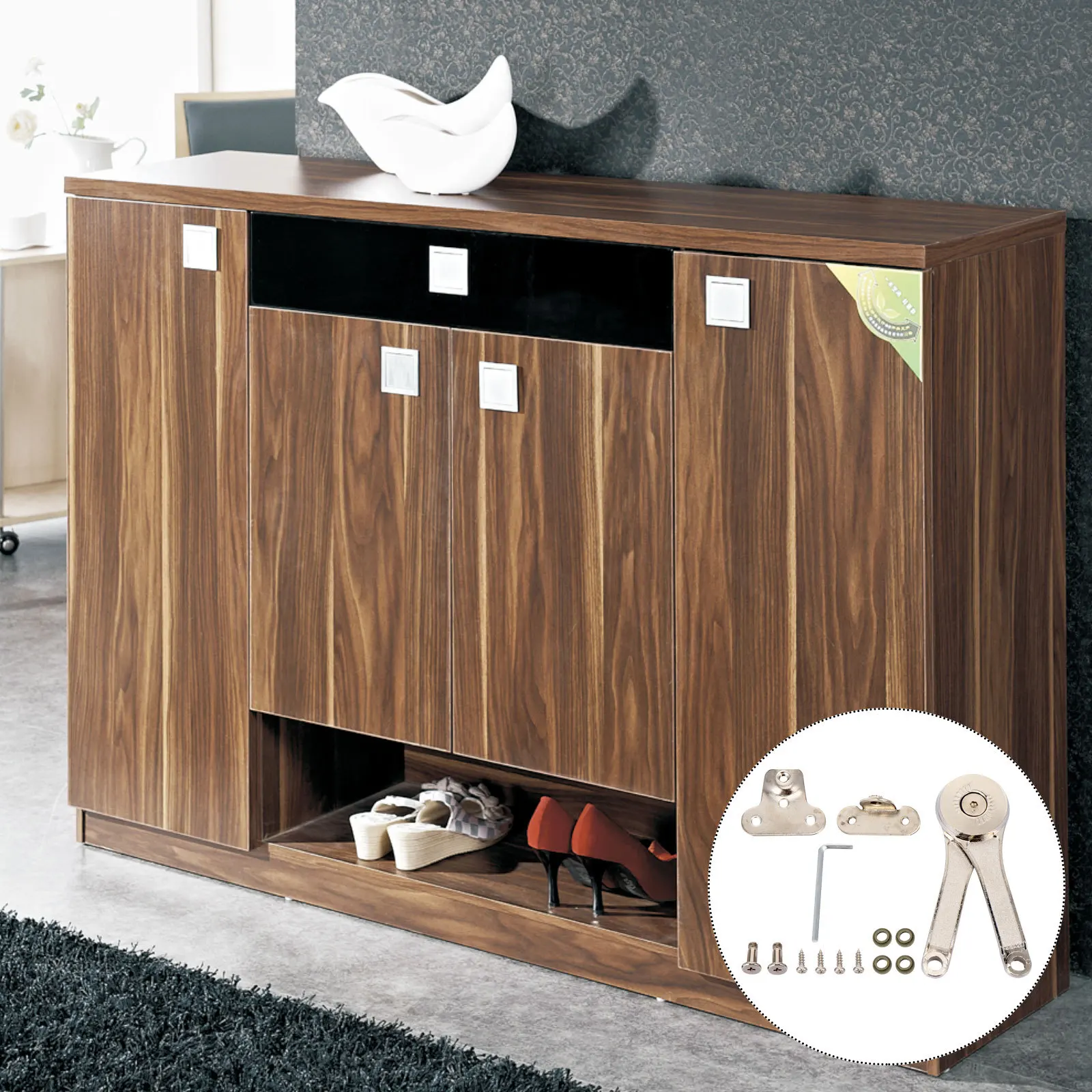 

Cabinet Gas Struts Adjustable Hinges For Kitchen Furniture Zinc Alloy Lid Stay Support Stop Hinge Hardware Accessory