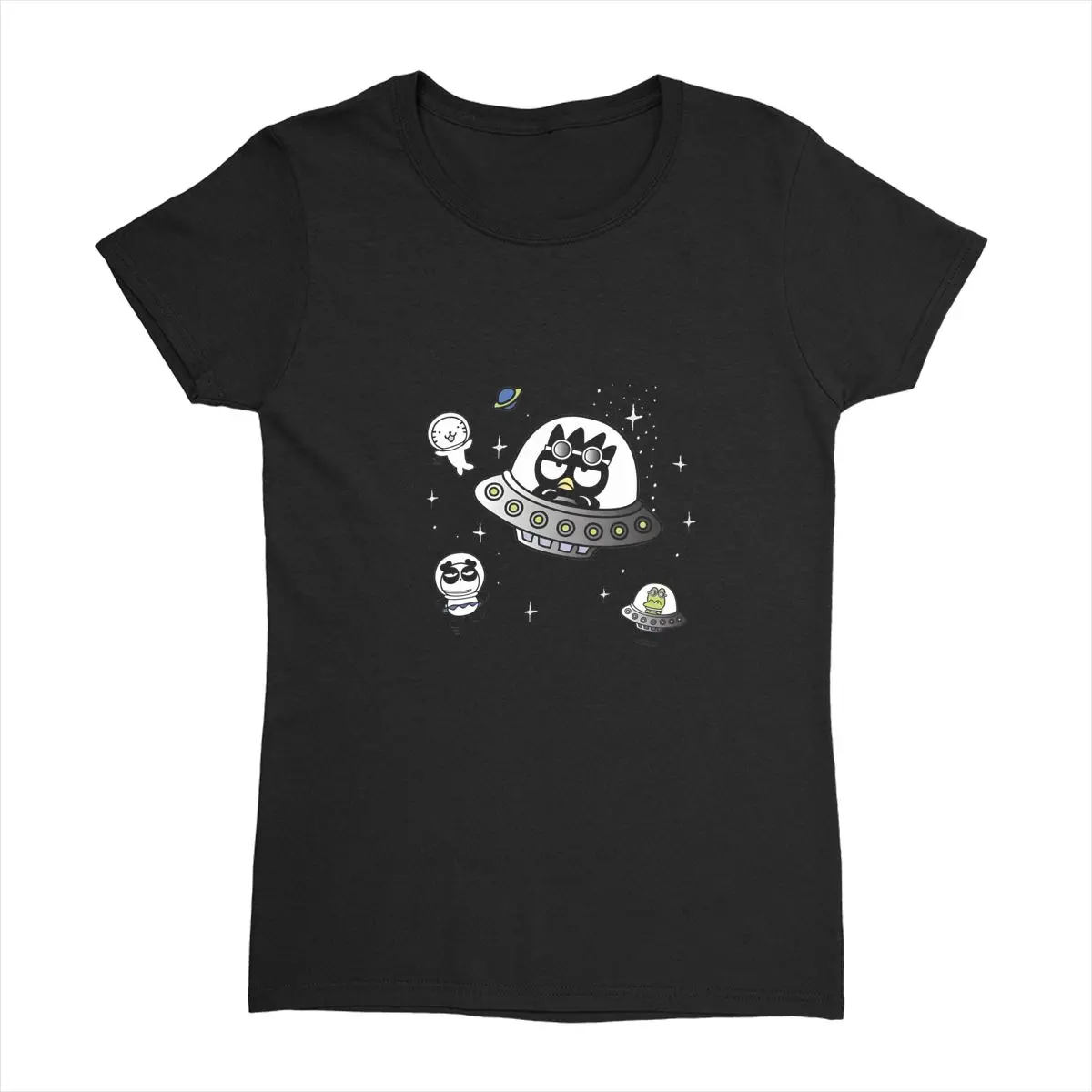 Badtz Maru Cotton T Shirt Unisex and friends Vintage Casual T-Shirts Summer O Neck Novelty Tee Shirt Big Size Tops