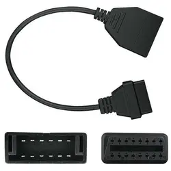 12 Pin OBD1 To 16 Pin OBD2 Convertor Adapter Cable For Diagnostic Scanner for