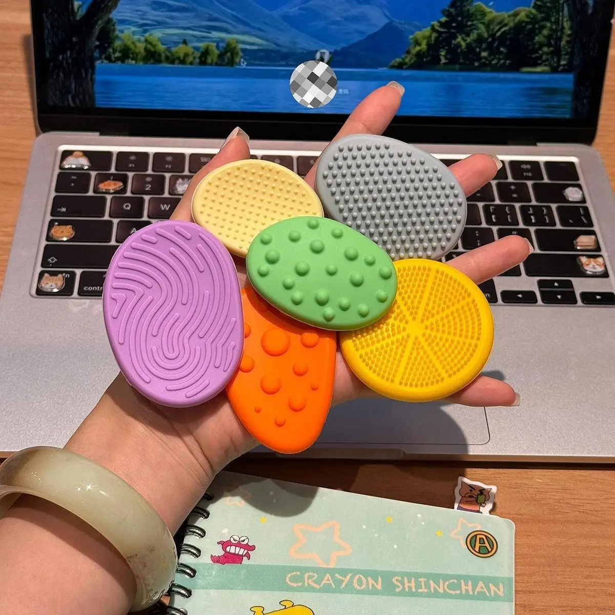 ADHD Focus Sensory Stone Fidget Toy Anxiety Relief Concentration Tool Stress‑relief Gadget For Study Exam Review