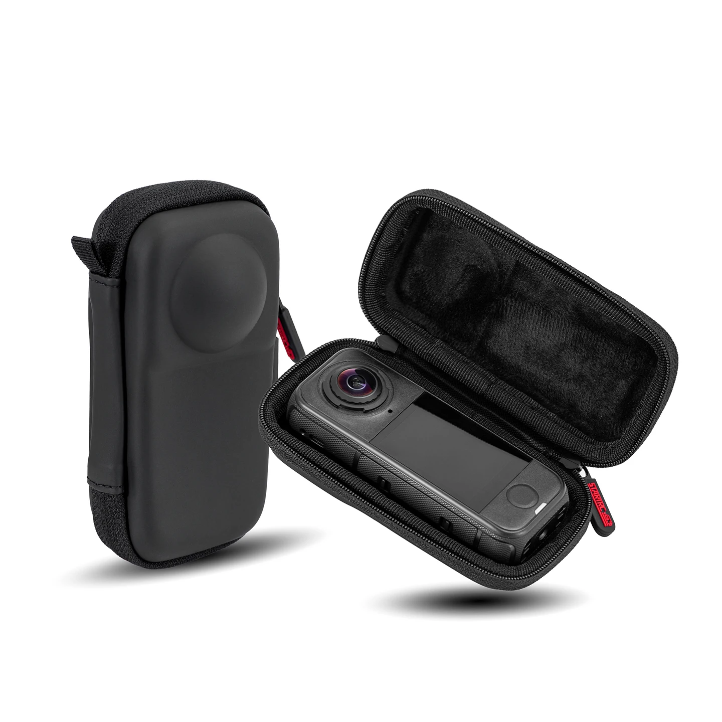 For Insta360 X4 Air Storage Bag Travel Carrying Case PU All-in-One Shoulder Bag Hard Shell Shockproof Camera Protective Handbag