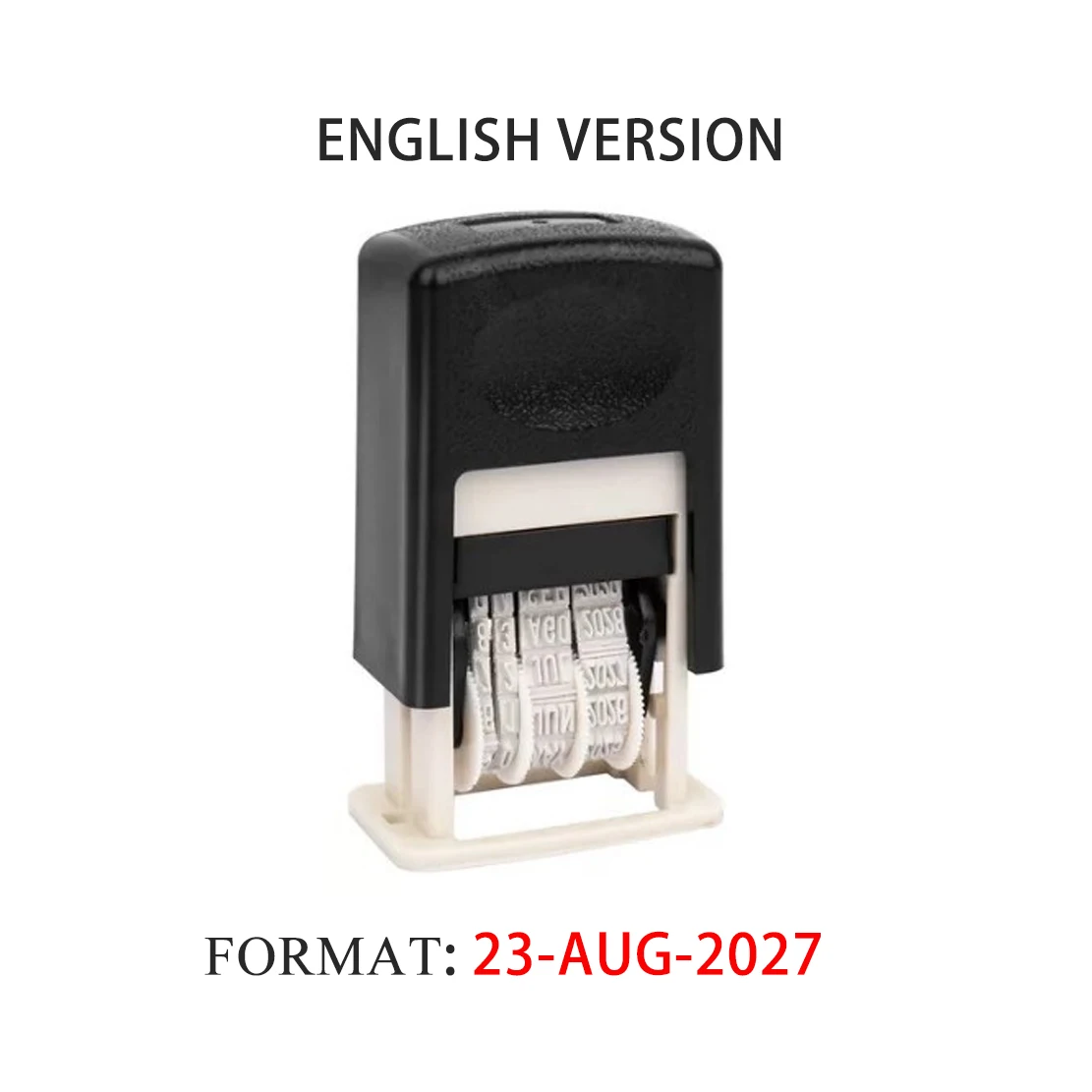 Self-inking Date Stamp for Paper, Package, Scrapbooking
