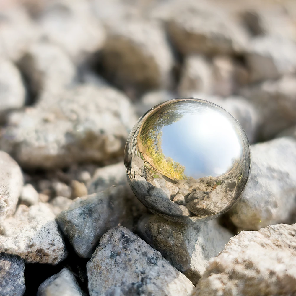 

Stainless Steel Gazing Polished Reflective Garden Metal Lawn Ornament Outdoor Mirror Ball Decoration Shiny Ball For Photography