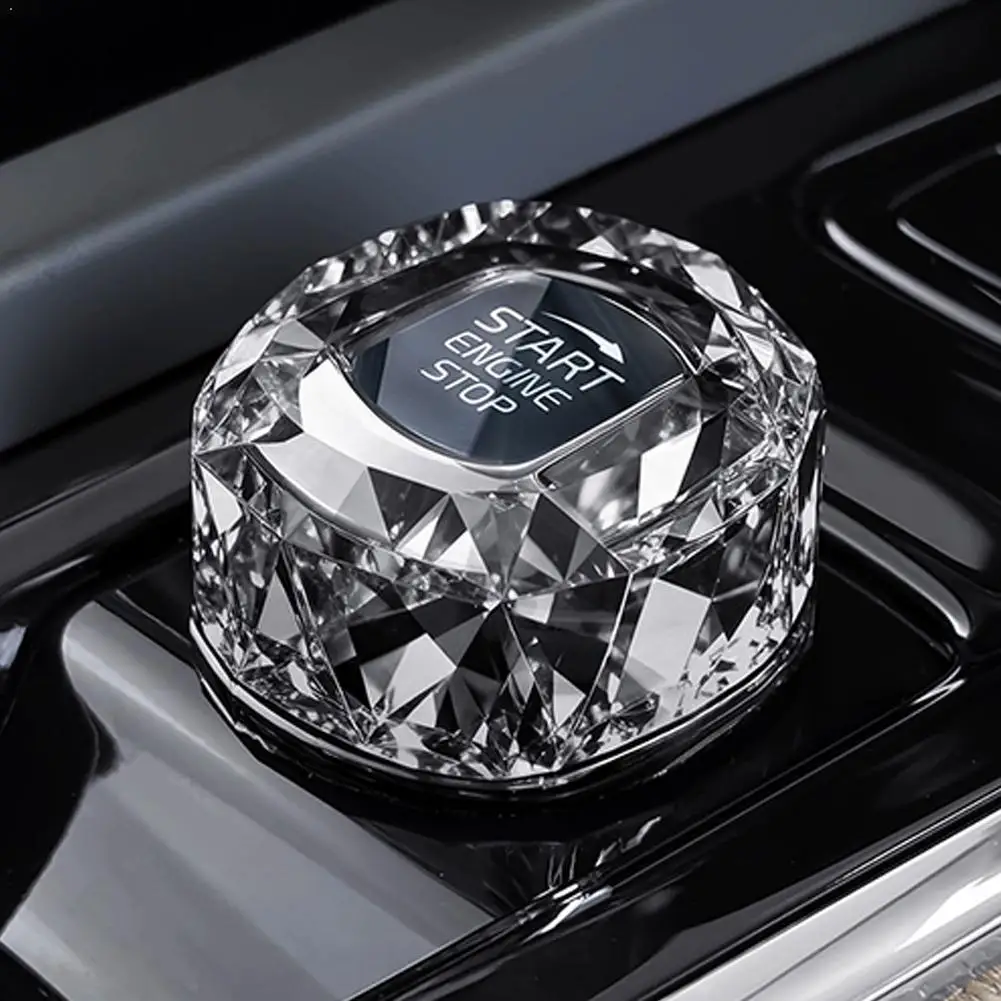 

One-button Start Knob Cover For XC60/S90/XC90/S60/V60/V90 One Click Start Crystal Knob Cover Car Interior Accessories