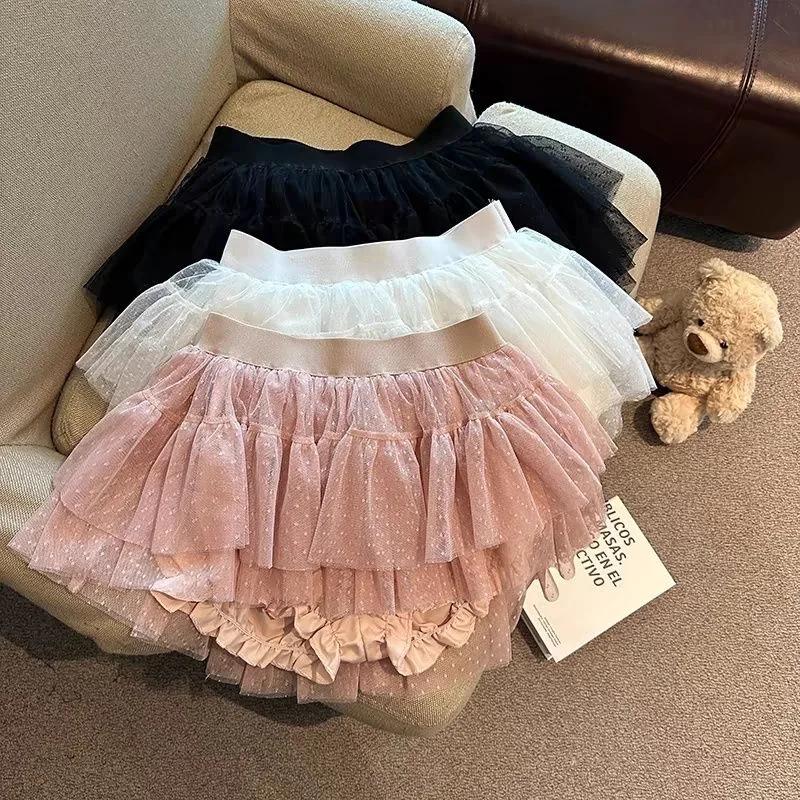 Tulle Bloomers Women Tiered Lace Pumpkin Bloomers with Built-in Shorts Victorian Bloomer Shorts Skort Lolita Coquette Fairycore