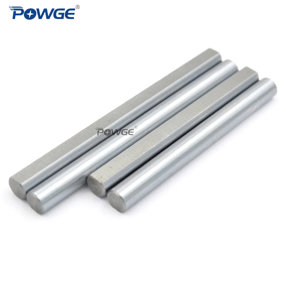 POWGE D-Shaft Grind Flat 45#/S45C/1045/C45 Carbon Structural Steel Rod  Linear shaft  Length=90mm/100mm Diameter 5mm 3D printer