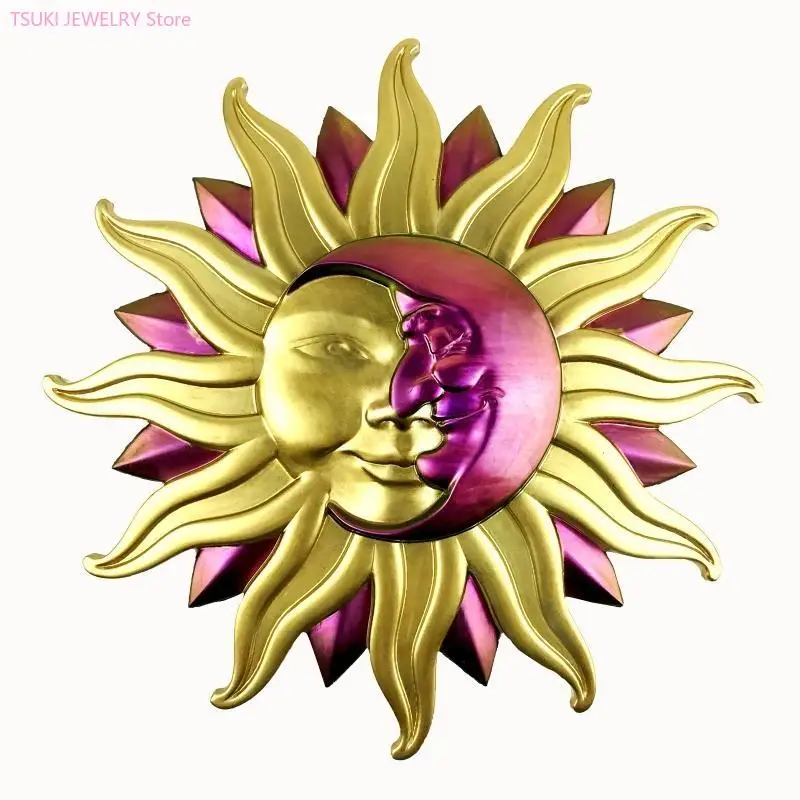 

62KE Resin Silicone Mold Large Mirror for Sun Moon Shaped Epoxy Casting Mold Art Craft Making DIY Decoration for Wall Bathroo