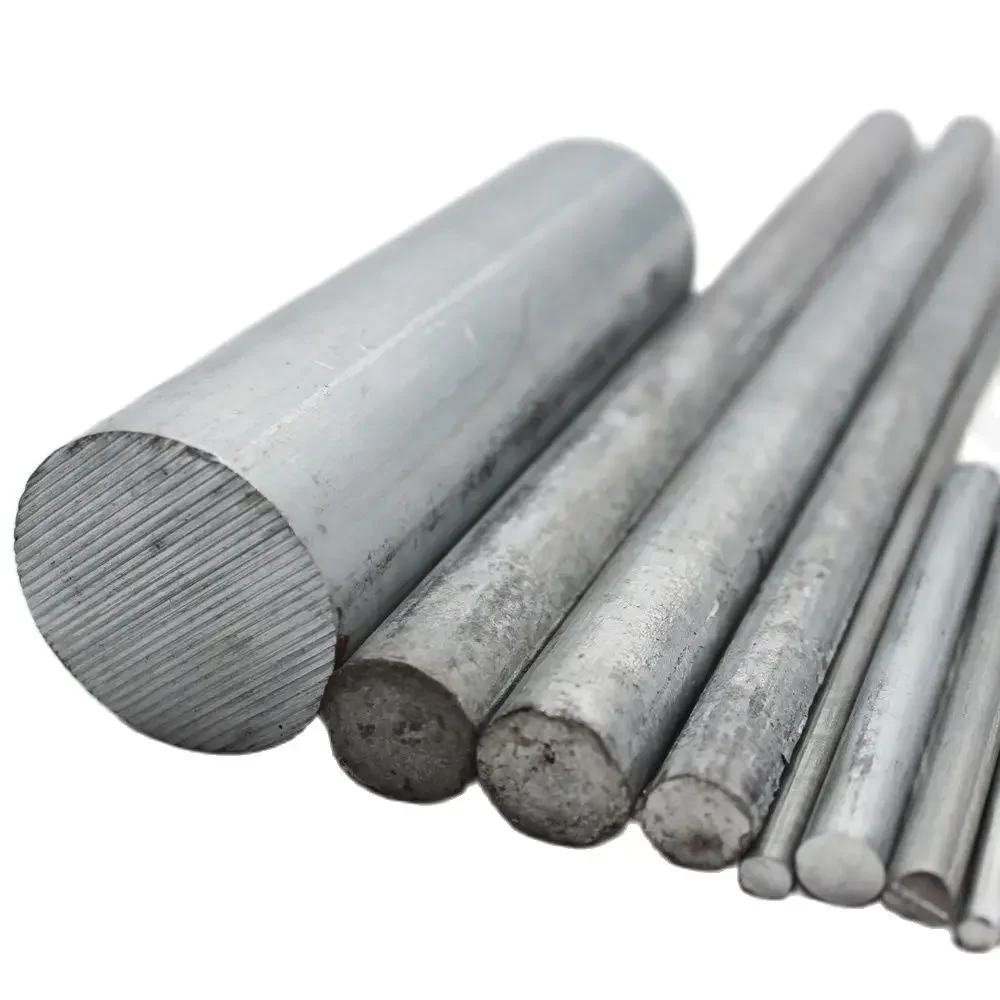 Zinc Rod Solid Round Bar Electroplate Anode Electrode Diameter 2mm To 70mm