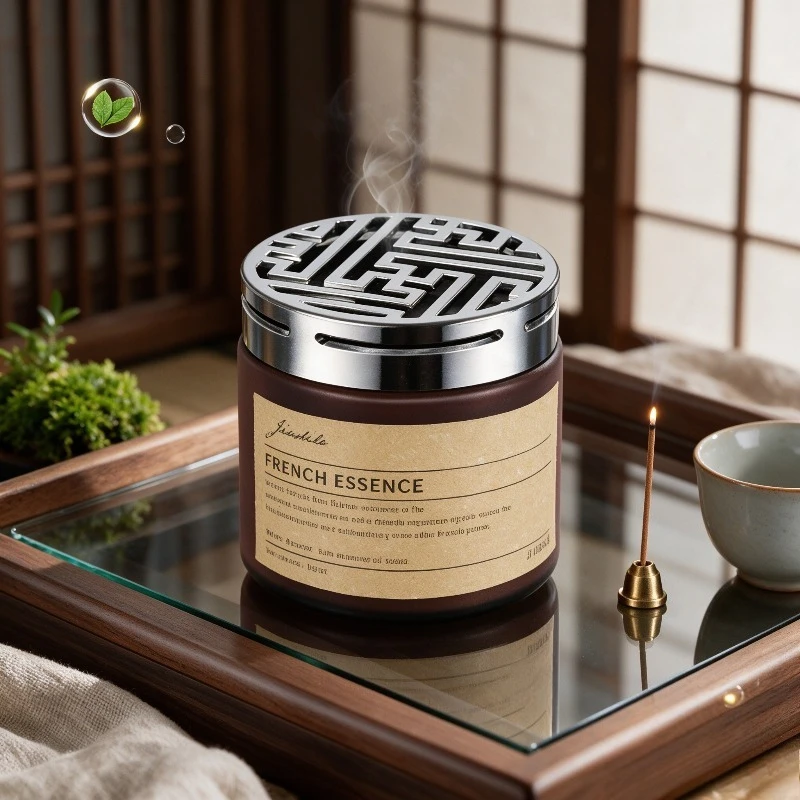 Natural Plant Solid Perfume Balm, Long-lasting Aromatherapy Home Fragrance for Bedroom, Alcohol-free Safe Room Scent Decor.