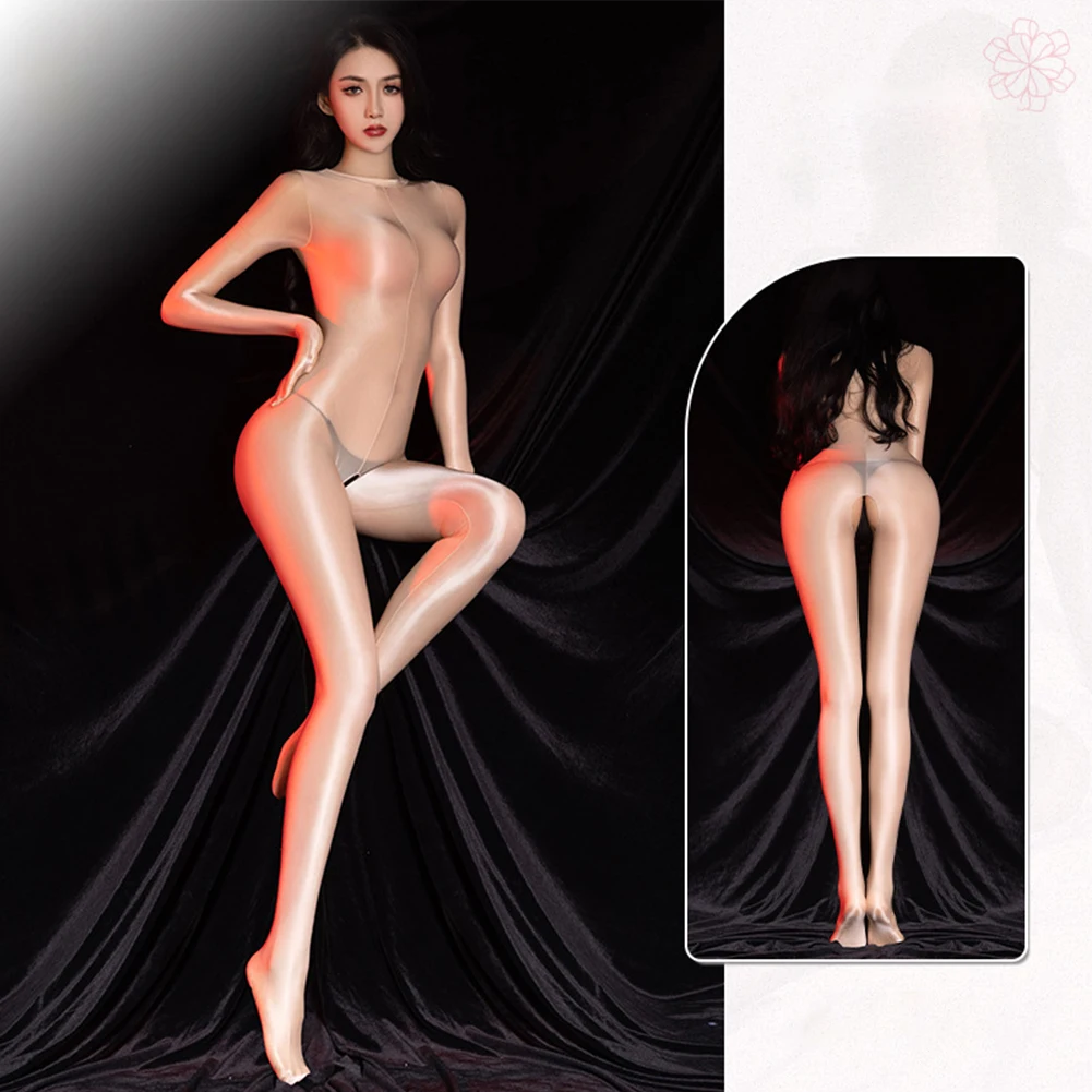 

Female Jumpsuits Sleepwear Body Stocking Bodysuit Breathable Full Body Lingerie Nightclub Nightwear Ultra Thin