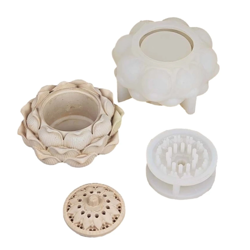 Incenses Burning Cup Mold Flowerpot Mold for DIY Craft Lover Enthusiasts Dropship