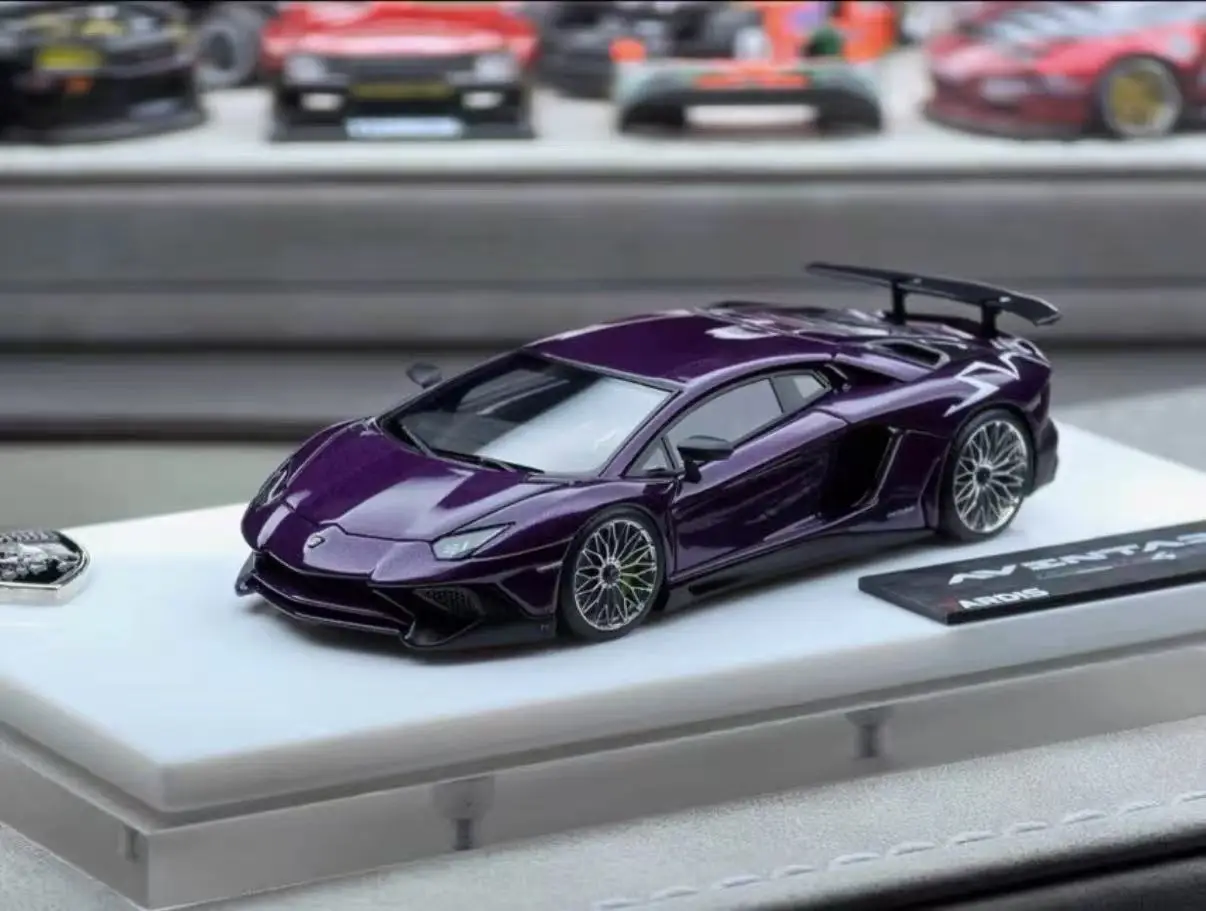TARDIS x Bart 1:64,Motorshow Lamborghini LP750-4 SV,resin static 