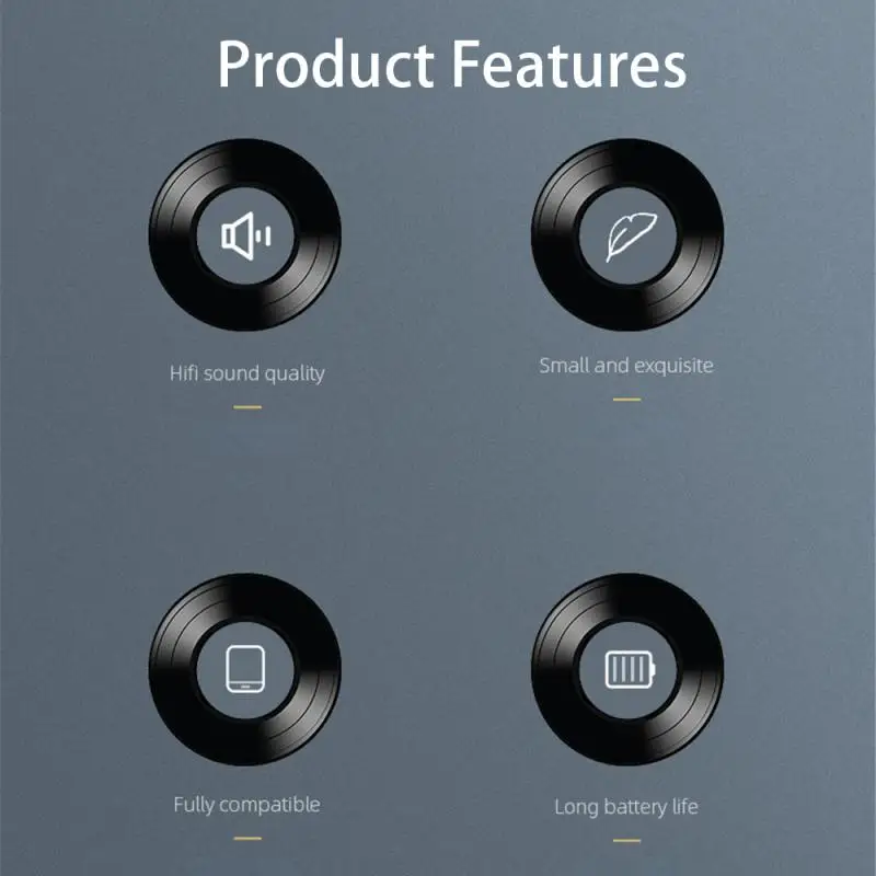 Wireless Headset Innovative Intelligent Noise Reduction Voice Control Clear Call Durable Battery Electronic Products Headphones