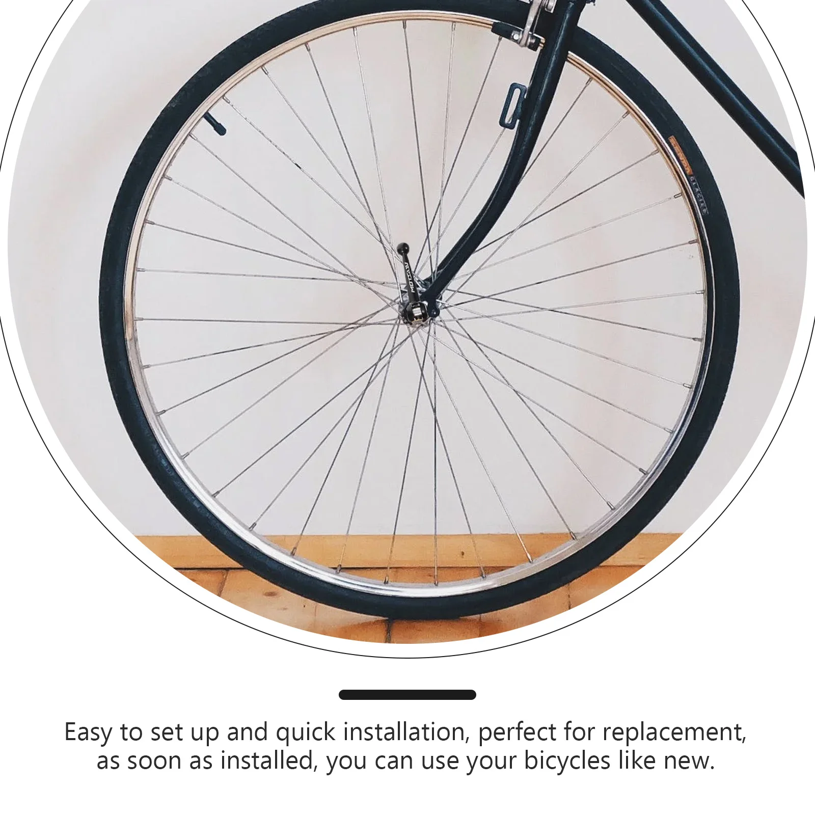 

1Pair Bike Quick Release Skewer High Strength Titanium Alloy Secure Lightweight Bicycle Skewers for Road Mountain Bike Use