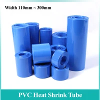 Tubo termorretráctil de PVC de 1m ~ 20m, paquete de batería Lipo 18650, ancho de 110mm ~ 300mm, envoltura de película de protección aislada, funda de Cable de caja de litio