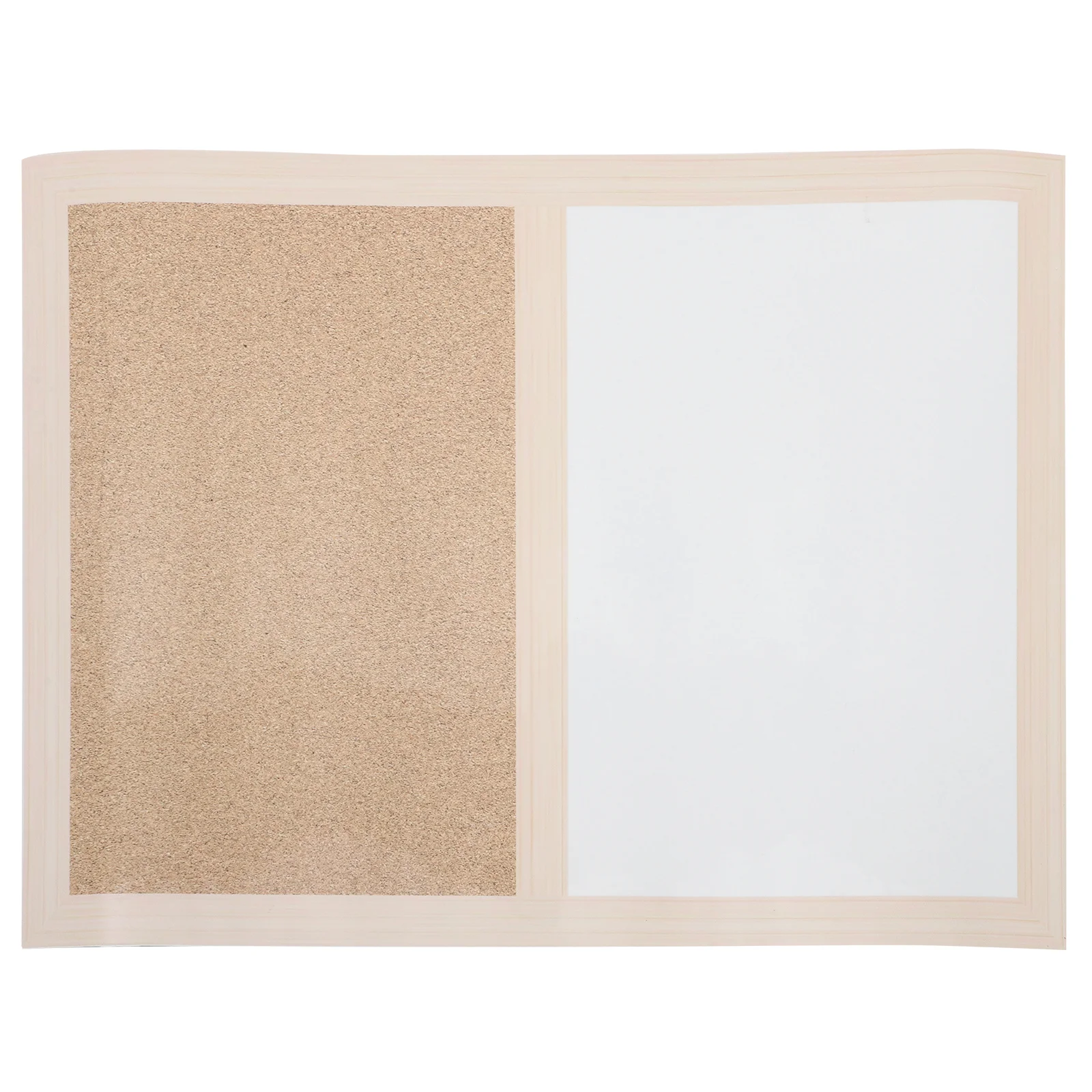 لوحة الفلين السبورة البيضاء كومبو خفيفة الوزن قابلة للتركيب على الحائط منظم رسائل مذكرة للمكتب والمنزل والفصول الدراسية والسبورة والمسح الجاف