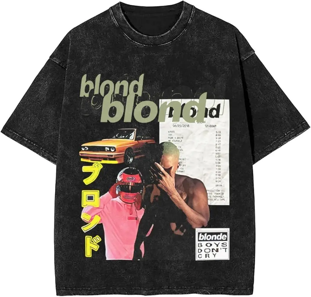 أنماط The Rapper Print القابلة للغسل للرجال والنساء مناسبة للرجال والنساء فضفاضة وعصرية ومريحة وقابلة للتنفس #2