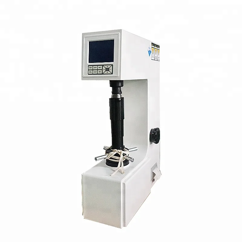 Rockwell hardness tester for rubber metal ect