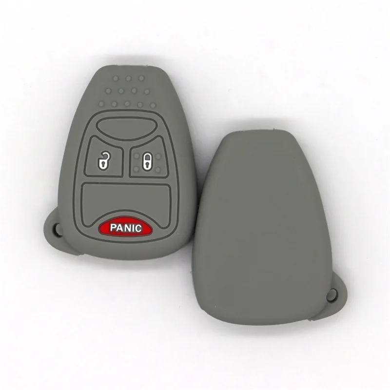 مناسبة لسيارة جيب رانجلر فري لانسر كرايسلر 300C دودج حافظة مفاتيح من السيليكون #1