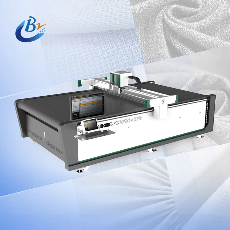 Multilayer CNC Oscillating Knife Cutter Cloth Oxford Fabric  Cutting Machine for Garment Industry