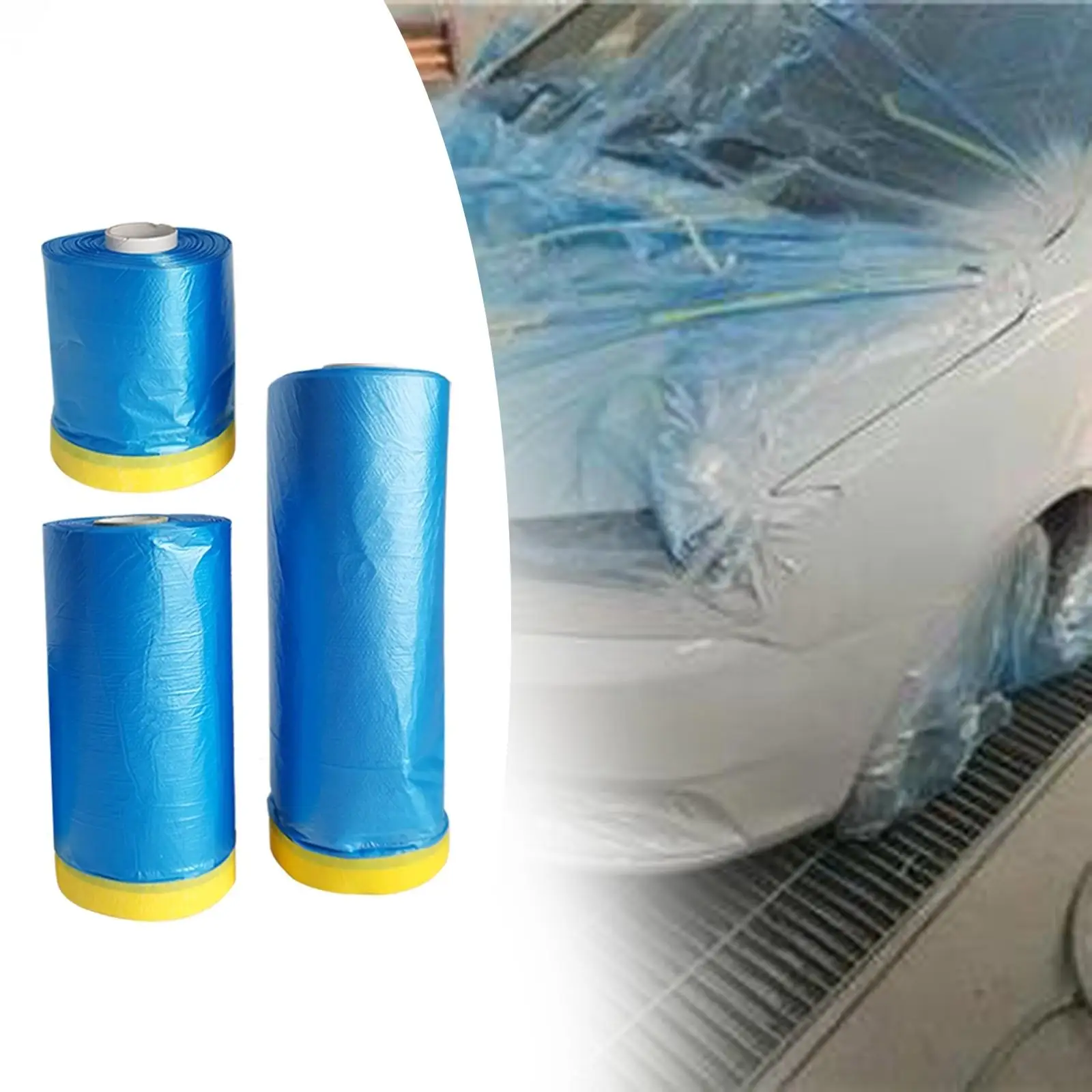 

Автомобильная живопись, маскирующая пленка, рулон, защита бытовой техники, многофункциональный аксессуар, 82 фута, длинная ткань