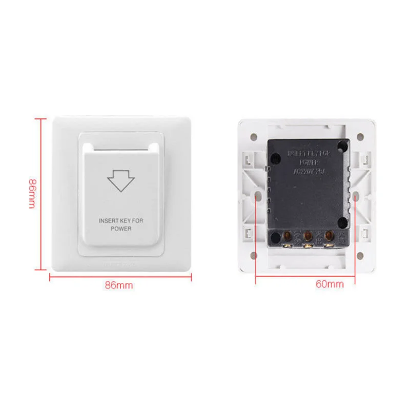 Good Quality Hotel Magnetic Card Switch Energy Saving Switch Insert Key for Power