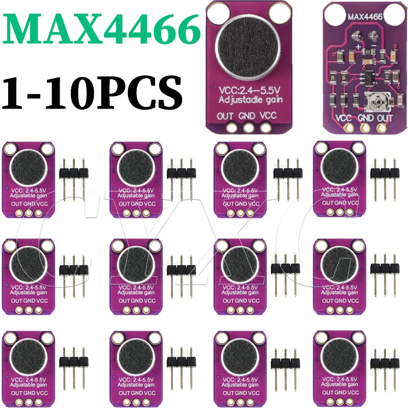 1-10PCS MAX4466 Ele… - image