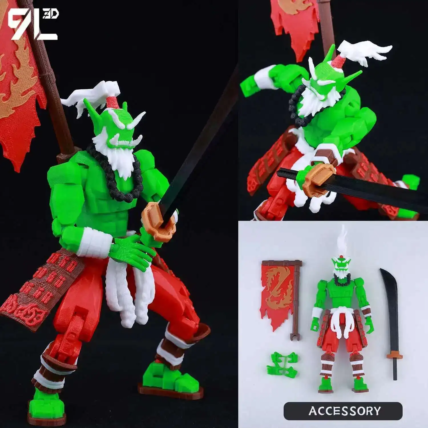 9L3D Gedrukt Anime Karakters Lucky 13 Zoro Dummy Actiefiguren Monkey D.Luffy Multi-Jointed Beweegbare Shapeshift Mannequin Speelgoed