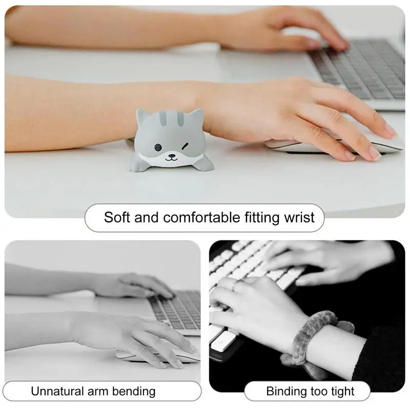 Cute Wrist Rest Pad Support for Mouse Computer Laptop Arm Rest for Desk Ergonomic Office Supplies Fatigue Relief