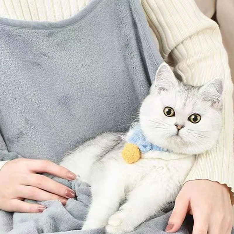 Sacco a per gatti con grembiule grembiule trasportino per animali domestici borsa a canguro per gattini custodia per per