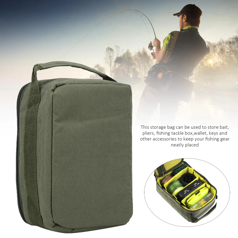 

4‑Layer Fishing Tackle Bag Large Capacity Portable Fishing Reel Lure Hook Gear Storage Handbag Outdoor Fishing Reel Case