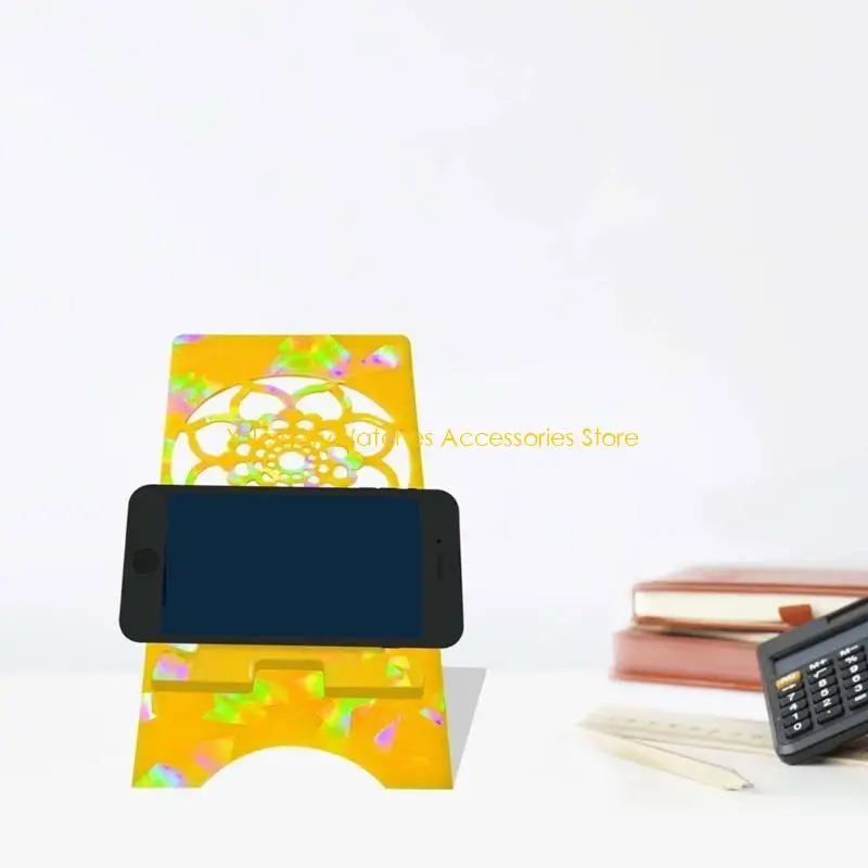 

31KD Silicone Holder Epoxy Casting Moulds DIY Craft Tool Rainbow Light Phone Holder Stand Mold