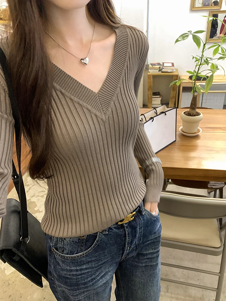 

Sweaters Jumpers Pullovers Women Embroidery Women Jerseys Long Sleeve Jewel Button Coffee Tassels Weekend Lazy Lounging Gem Warm