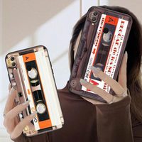 Funda Case For HUAWEI Honor 9X 9 9I 8 8X 8C Max 7 6 6C 6X 5A 50 20 10 10I NOTE 10 Lite PLAY Pro Case Capa Retro Cassette Style