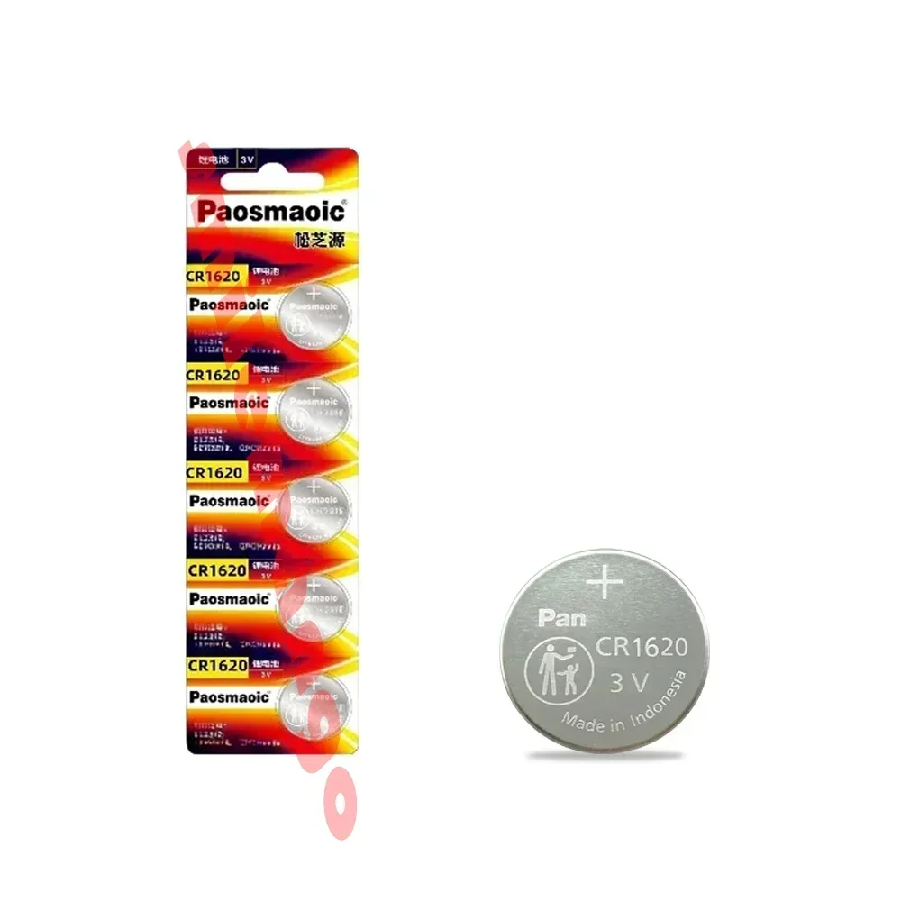 Original 2-50pcs CR1620 3V Lithium Battery 1620 LM1620 BR1620 ECR1620 5009LC For Watch Car Remote Control Calculator+screwdriver