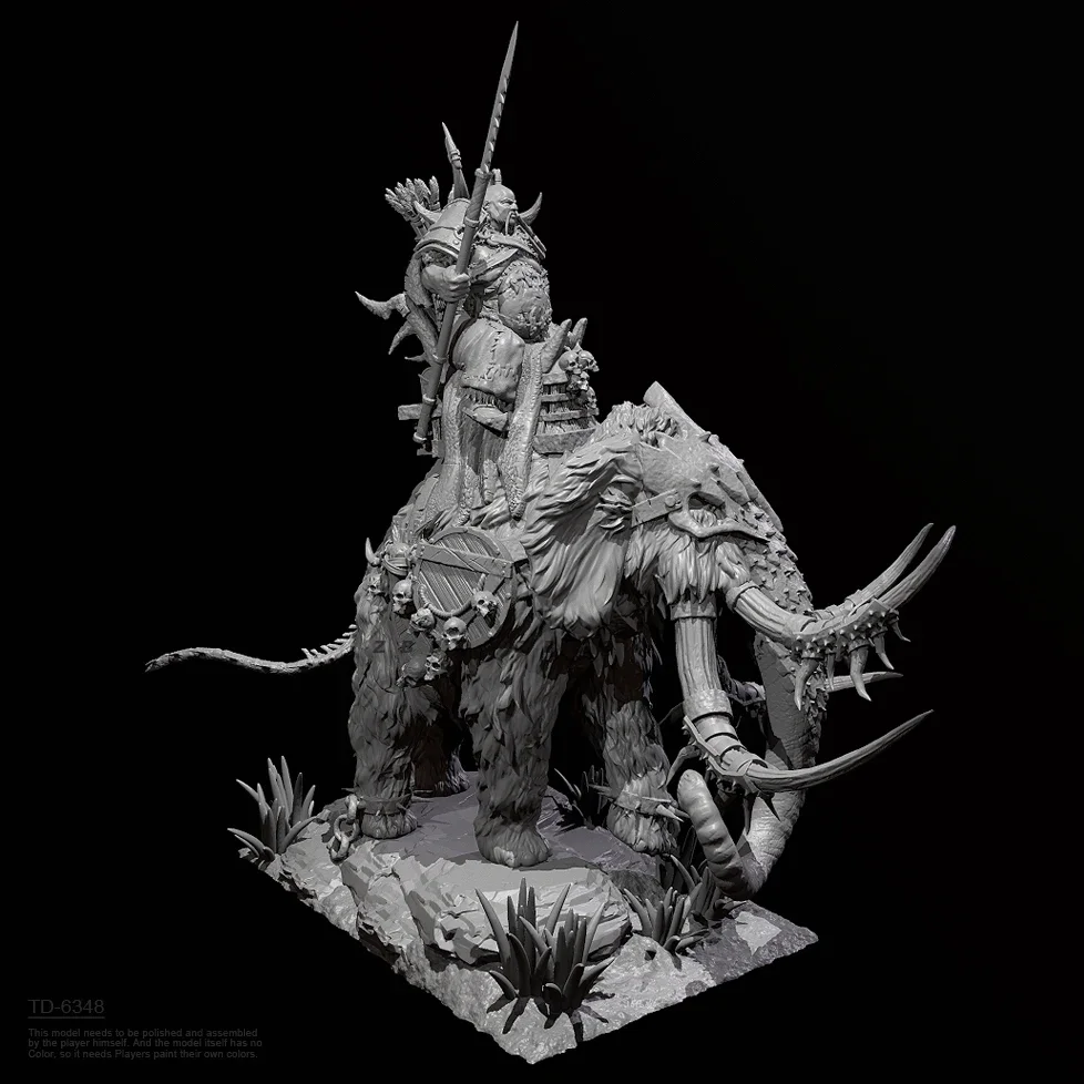 

Overall height 75mm 90mm Resin model kits figure colorless and self-assembled（3D Printing ） TD-6348/3D