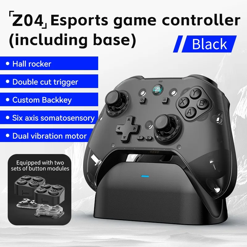 Wireless Gaming Controller G5 Pro Elite Hall Trigger Joystick Mecha-Tactile Buttons for Switch PC Android IOS