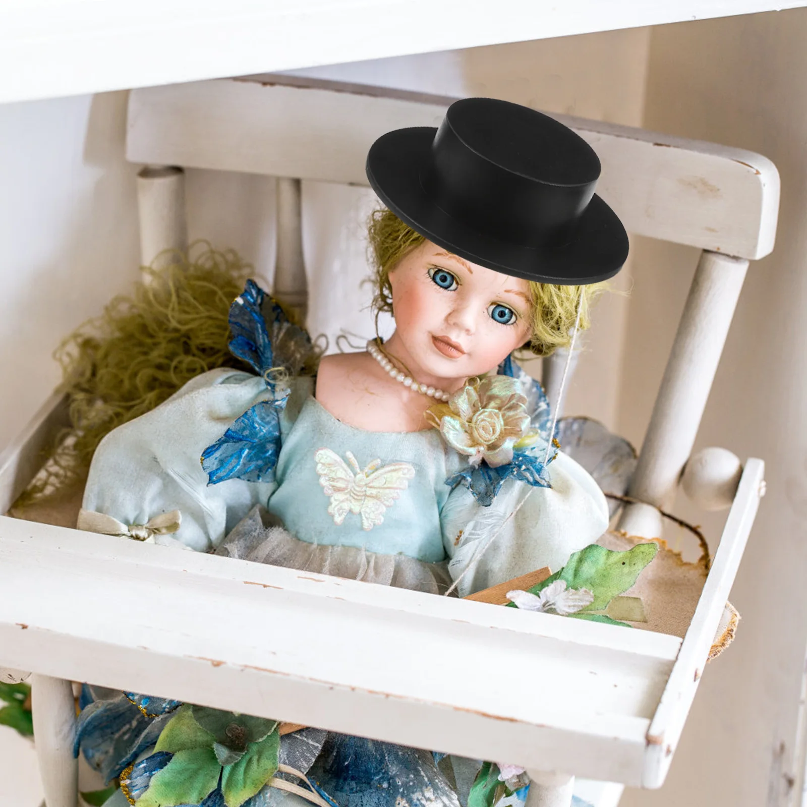 

1 set Mini Clown Hat Black Small Top Hats For Crafts Diy Party Decorations Tiny Hat Game Festive Props Miniature