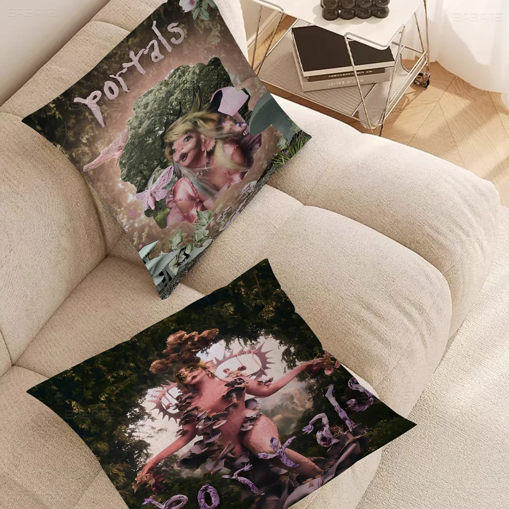 Singer M-Melanie-Martinezes Pillow Cushion Cover Pillowcase Living Room Sofa Home Decor Customized